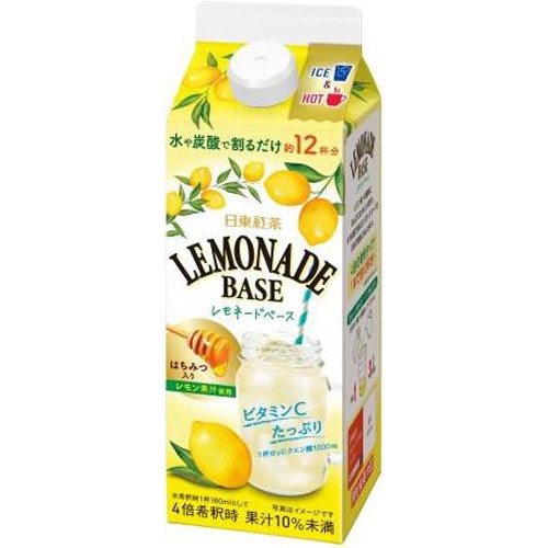 日東紅茶 レモネードベース ４９０ｍｌ 【今月の特売 飲料水】 □お取り寄せ品 【購入入数１２個】
