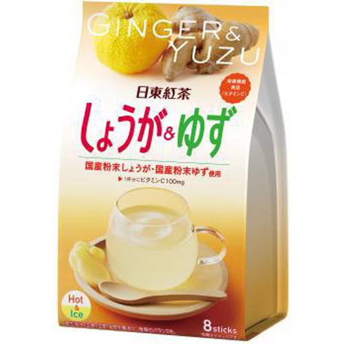 日東紅茶 しょうが＆ゆず ８Ｐ 【今月の特売 嗜好飲料】 □お取り寄せ品 【購入入数２４個】