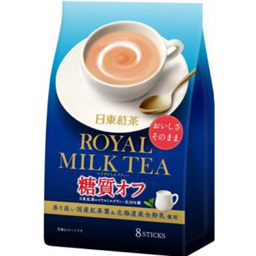 日東紅茶 ロイヤルミルクティー糖質オフ８Ｐ □お取り寄せ品 【購入入数２４個】