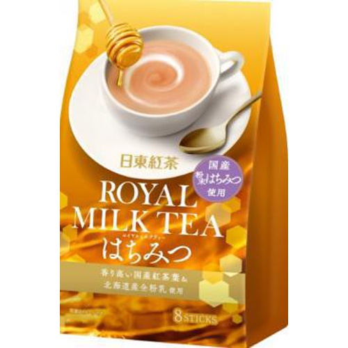 日東紅茶 ロイヤルミルクティーはちみつ８Ｐ □お取り寄せ品 【購入入数２４個】