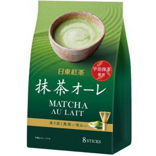 日東紅茶 抹茶オーレ ８Ｐ □お取り寄せ品 【購入入数２４個】