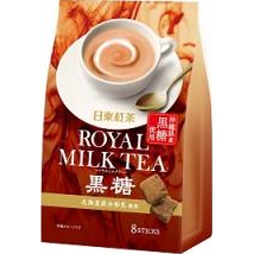 日東紅茶 ロイヤルミルクティー黒糖 ８本 【新商品 8/25 発売】 □お取り寄せ品 【購入入数２４個】