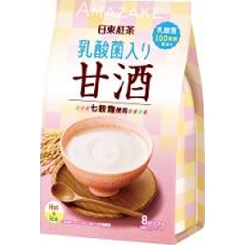 日東紅茶 乳酸菌入り甘酒 ８本 【新商品 8/25 発売】 □お取り寄せ品 【購入入数２４個】