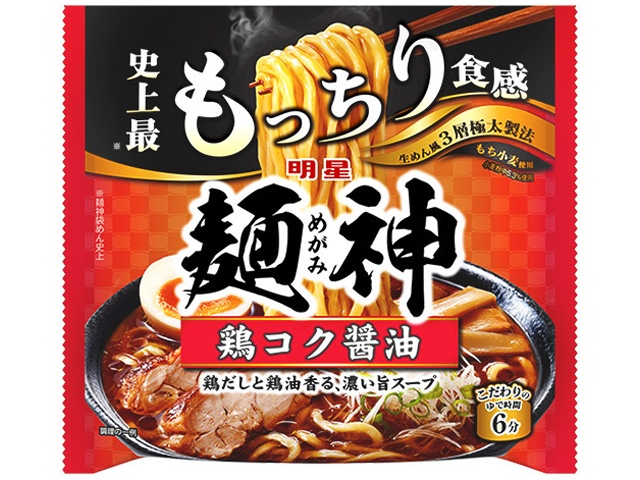 明星 麺神 鶏コク醤油 【新商品 9/15 発売】  【購入入数２０個】