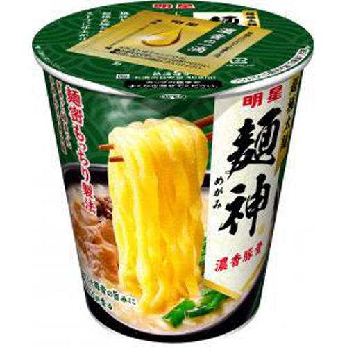 明星 麺神カップ 濃香豚骨 新商品 5 16 発売 95g 麺7 12入り 食品 菓子問屋 タジマヤ 卸ネット 菓子 駄菓子 食品 飲料 雑貨の仕入れ問屋 タジマヤ 卸ネット