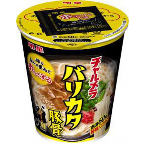 明星 チャルメラカップ バリカタ豚骨 【今月の特売 麺類】 □お取り寄せ品 【購入入数１２個】