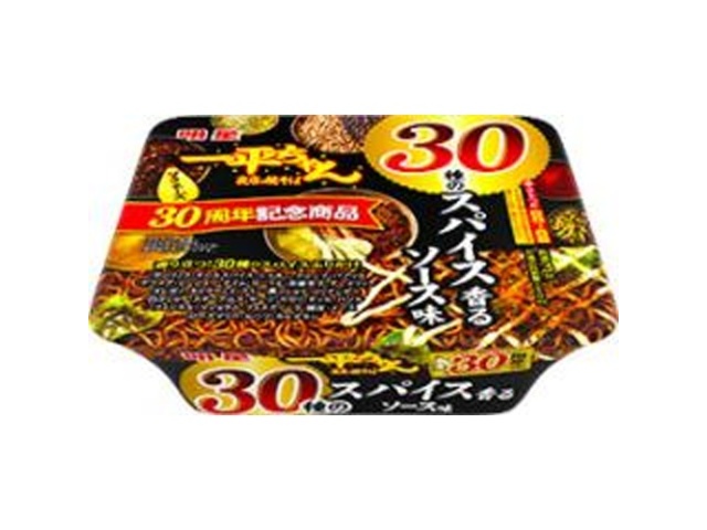 明星 一平ちゃん夜店の焼そば ３０種のスパイス 【新商品 9/29 発売】 △ 【購入入数１２個】