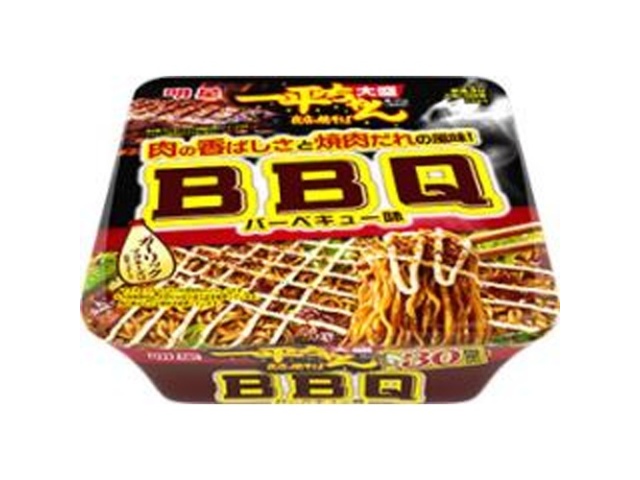 明星 一平ちゃん夜店の焼そば大盛バーベキュー味 【新商品 9/22 発売】 △ 【購入入数１２個】