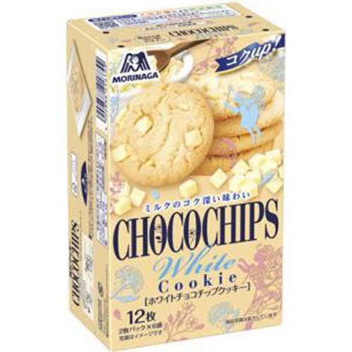 森永 ホワイトチョコチップクッキー １２枚 【今月の特売 菓子】 【購入入数４０個】