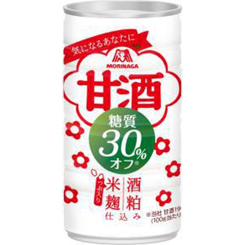 森永 甘酒糖質３０％オフ １８５ｇ △ 【購入入数３０個】