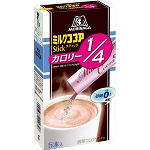 森永 ミルクココアカロリー１／４ＳＴ ５本５０ｇ △ 【購入入数４８個】