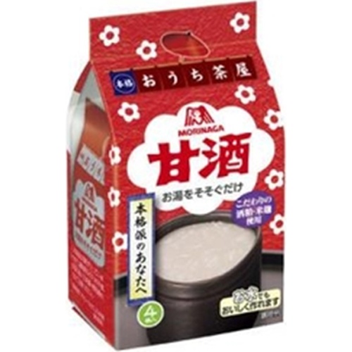 森永 甘酒 ４袋入 【今月の特売 飲料水】 【購入入数２０個】