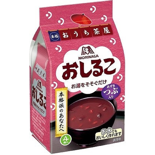 森永 おしるこ ４袋入 【今月の特売 嗜好食品】 【購入入数１０個】