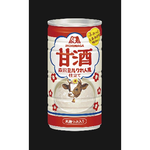 森永 甘酒 森永ミルクれん乳仕立て１８５ｇ △ 【購入入数３０個】