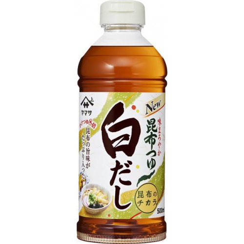 ヤマサ 昆布つゆ白だし ５００ｍｌ □お取り寄せ品 【購入入数１２個】