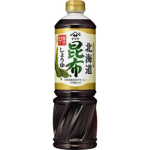 ヤマサ 北海道昆布しょうゆ １Ｌ □お取り寄せ品 【購入入数６個】