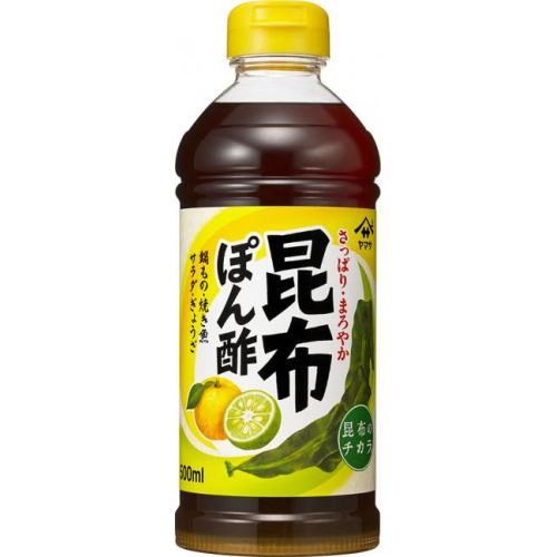 ヤマサ 昆布ぽん酢 ５００ｍｌ 【今月の特売 調味料】 □お取り寄せ品 【購入入数１２個】