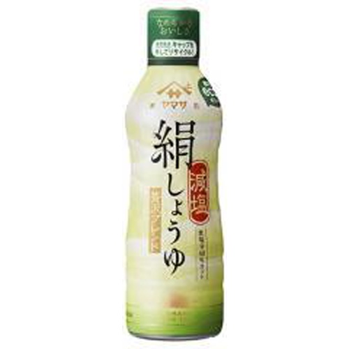 ヤマサ 絹しょうゆ減塩４５０ｍｌ △ 【購入入数１２個】