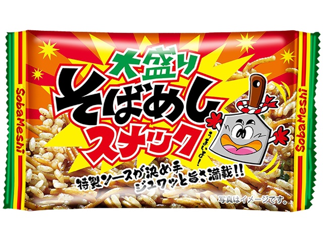 やおきん 大盛りそばめしスナック１４ｇ 【新商品 9/8 発売】 □お取り寄せ品 【購入入数２８８個】［入荷までお時間がかかります］