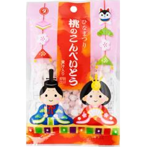 やおきん ひなまつり桃のコンペイトウ製菓 ６５ｇ □お取り寄せ品 【購入入数２０個】［入荷までお時間がかかります］