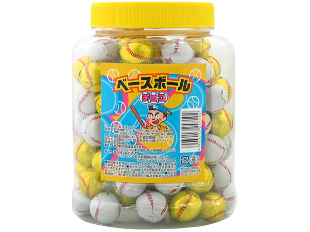 やおきん ベースボールチョコ１００個 △ 【購入入数１個】