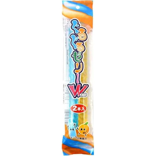やおきん ぐるぐるゼリーＷ ２本 □お取り寄せ品 【購入入数１２０個】（入荷までお時間がかかります）