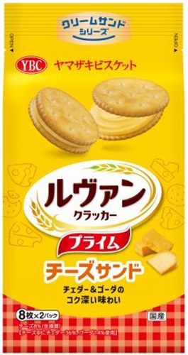 ＹＢＣ ルヴァンプライムチーズサンド １６枚 【新商品 9/2 発売】 □お取り寄せ品 【購入入数２４個】