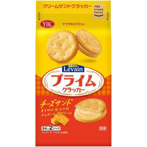 ＹＢＣ ルヴァンプライムチーズサンド１６枚 【今月の特売 菓子】 △ 【購入入数５個】