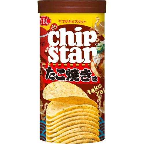 ＹＢＣ チップスターＳ たこ焼き味４５ｇ 【新商品 5/8 発売】 □お取り寄せ品 【購入入数４８個】