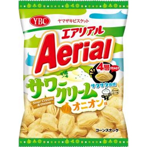 ＹＢＣ エアリアル サワークリームオニオン６５ｇ 【新商品 6/5 発売】 △ 【購入入数１２個】