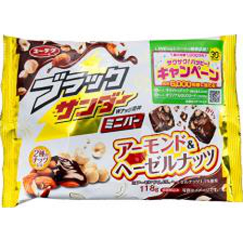 有楽 ブラックサンダーアーモンド＆ヘーゼル □お取り寄せ品 【購入入数２４個】（入荷までお時間がかかります）