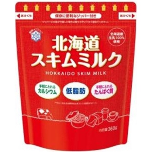 雪印 北海道スキムミルク ３６０ｇ  【購入入数１２個】
