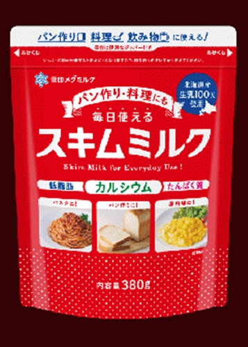 雪印 スキムミルク ３８０ｇ 【新商品 9/1 発売】 □お取り寄せ品 【購入入数１２個】