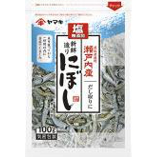 ヤマキ 塩無添加 新鮮造り煮干１００ｇ □お取り寄せ品 【購入入数４０個】