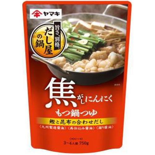 ヤマキ 焦がしにんにく鍋つゆ ７５０ｇ □お取り寄せ品 【購入入数１２個】