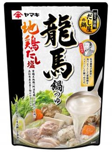 ヤマキ 龍馬鍋つゆ 地鶏だし塩７００ｇ 【新商品 9/1 発売】 □お取り寄せ品 【購入入数１２個】