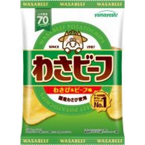 山芳 わさビーフ ５０ｇ 【今月の特売 菓子】 △ 【購入入数１２個】