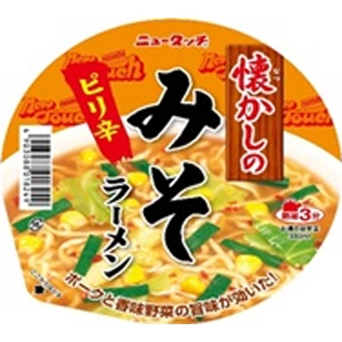 ニュータッチ 懐かしのみそラーメン 【新商品 8/4 発売】 □お取り寄せ品 【購入入数１２個】