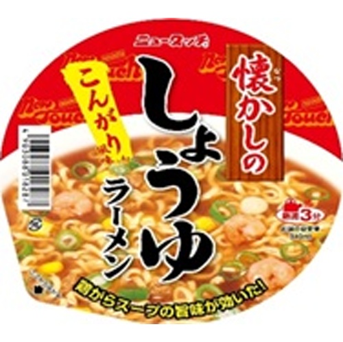 ニュータッチ 懐かしのしょうゆラーメン 【新商品 8/4 発売】 □お取り寄せ品 【購入入数１２個】