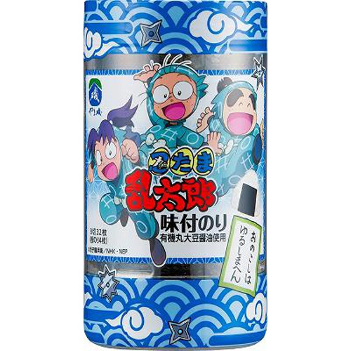 やま磯 忍たま乱太郎味のりカップ８切３２枚  【購入入数４０個】