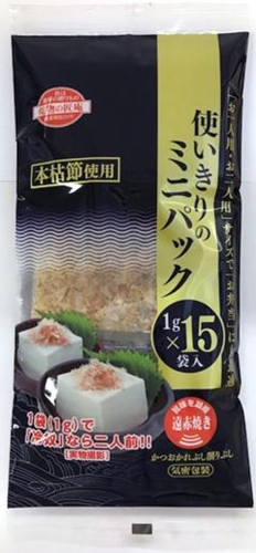 匠庵 本枯節ミニパック １ｇ×１５ｐ □お取り寄せ品 【購入入数１４０個】