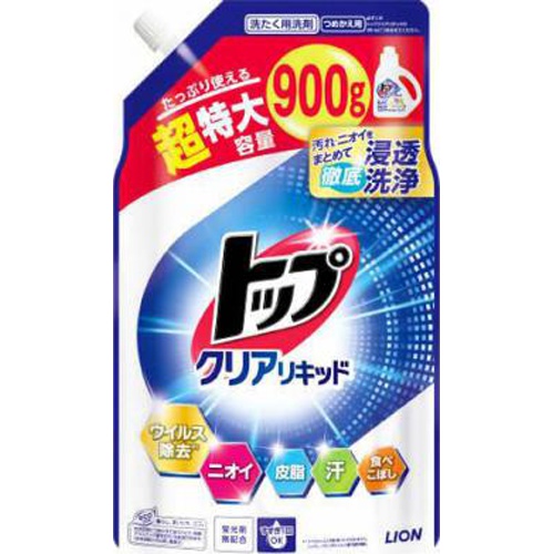 トップ クリアリキッド詰替え用超特大９００ｇ 【今月の特売 雑貨】 △ 【購入入数１個】