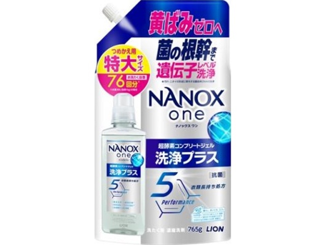 ＮＡＮＯＸｏｎｅ 洗浄プラスつめかえ用特大７６５ｇ 【新商品 9/19 発売】 □お取り寄せ品 【購入入数１２個】