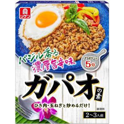 リケン ガパオの素 ２～３人前 【今月の特売 インスタント】 □お取り寄せ品 【購入入数６０個】