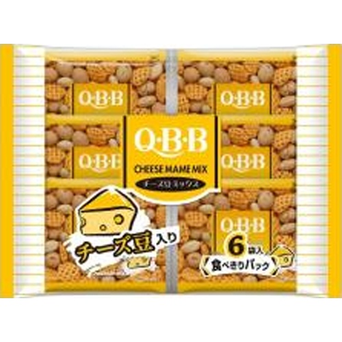 ＱＢＢ チーズ豆ミックス ６袋  【購入入数１２個】