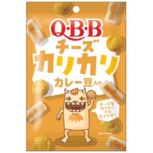 ＱＢＢ チーズカリカリ カレー豆入り３０ｇ □お取り寄せ品 【購入入数６０個】