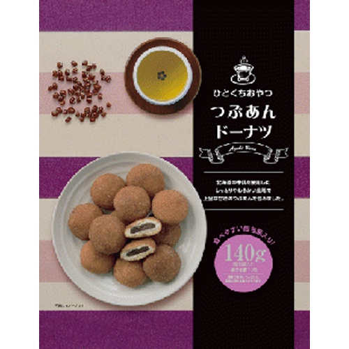 リボン ひとくちおやつ つぶあんドーナツ１４０ｇ △ 【購入入数１０個】