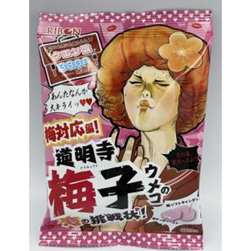 リボン 道明寺梅子の恋の挑戦状６０ｇ 【数量限定】 □お取り寄せ品 【購入入数１２個】