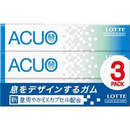 ロッテ ＡＣＵＯクリアブルーミント３Ｐ □お取り寄せ品 【購入入数１００個】