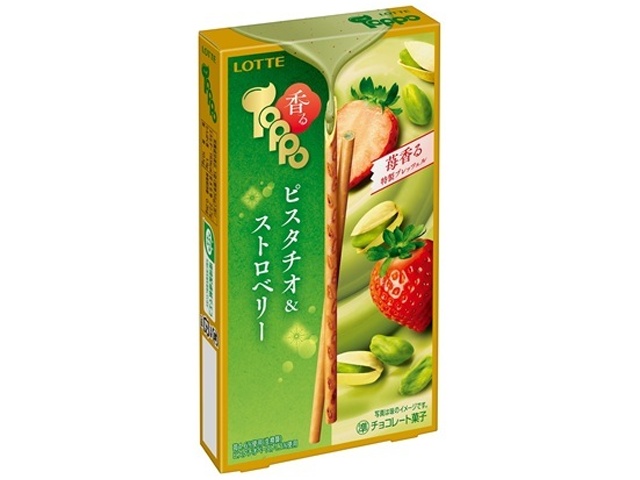 ロッテ 香るトッポピスタチオ＆ストロベリー ２袋 【新商品 10/7 発売】 △ 【購入入数１０個】